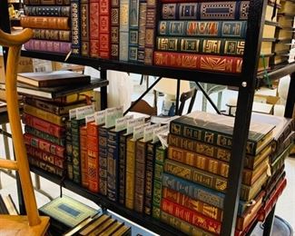 Signed Franklin Press Leather Books. $20 each