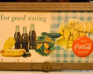 Antique Coca-Cola Bag Dispenser