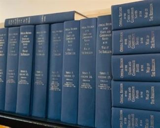 Large Set of Civil War Books.... Sold as Set