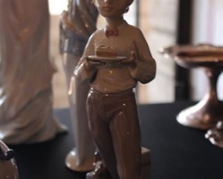 Lladro Boy with a pie