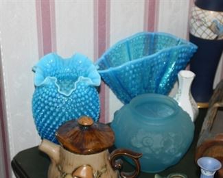 Fenton hobnail vases