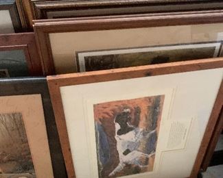 100's of framed art
