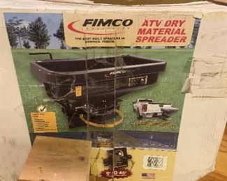 FIMCO ATV DRY MATERIAL SPREADER NEW IN BOX