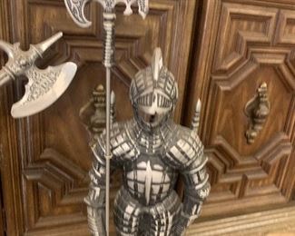 vintage Coat of Armour Fireplace tools