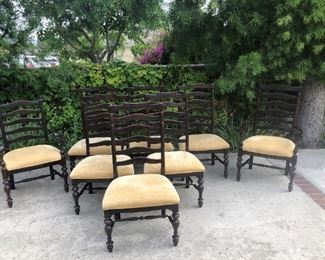 Dining Chairs Upholstered $200.00 Set of 8