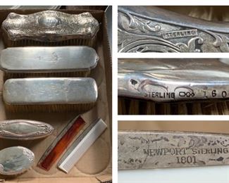 Sterling Brushes & Combs