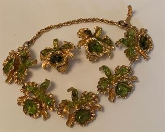 Costume Jewelry - Bracelet & Earrings