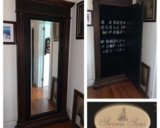 Seven Seas by Hooker Furniture Mirror with Jewelry Storage