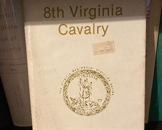 8th Virginia Cavalry Regimental History Book