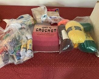 Crochet and Sewing Items