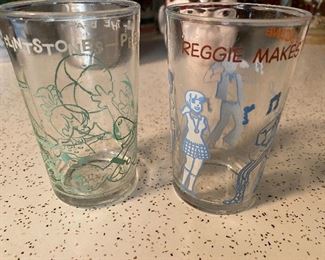 Flintstone and Archie Glasses