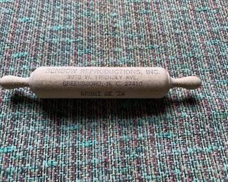Miniature Benbow Furniture Rolling Pin (Greensboro)