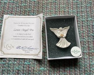Lenox Angel Pin