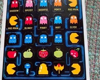 Vintage Pac-Man Stickers