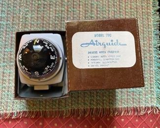 Vintage Airguide Dash Compass (Model 19C)