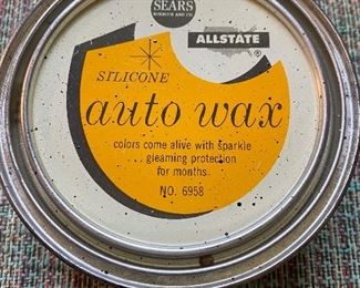 Vintage Sears Allstate Auto Wax
