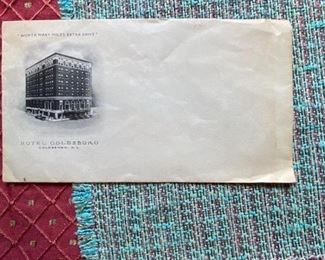 Hotel Goldsboro, N.C. Ephemera  