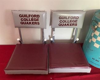 Vintage Guilford College Quakers Stadium Seats