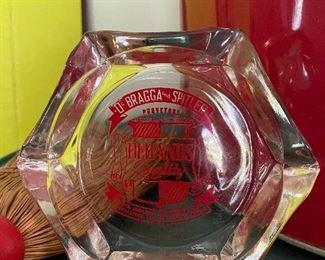 Vintage Bragga & Spitler Butchers Advertising Ashtray