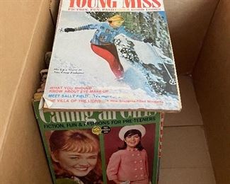 Vintage Issues of Young Miss Magazine