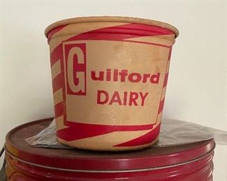Several Guilford Dairy Containers