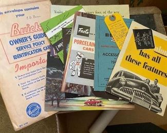 Old Buick Ppaper Ephemera