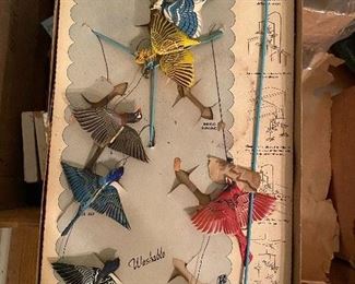 Old Nursery Birds Mobile in Original Box