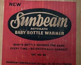 Mid-century Sunbeam Baby Bottle Warmer in Original Box