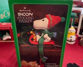 Hallmark Snoopy Stocking Hanger