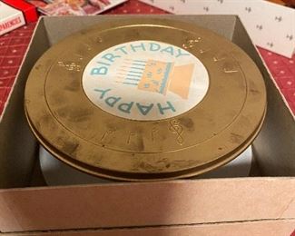 Musical Rotating Birthday Cake Stand in Box