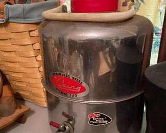 Vintage Stainless Steel Viking Picnic Jug