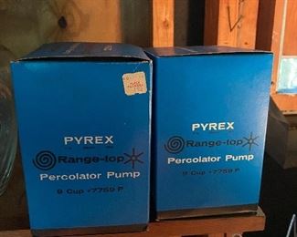 Pyrex Percolator Pumps