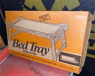 Pine Bed Tray in Box