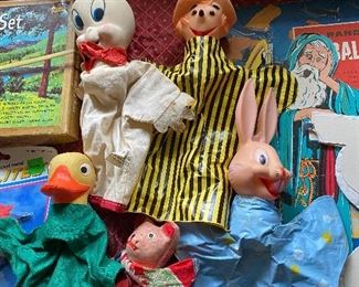 Vintage Hand Puppets