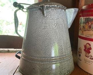 Nice Old Graniteware Coffee Pot
