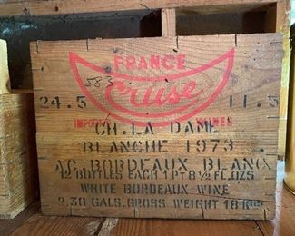 Wooden Wine Bottle Crates