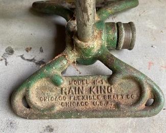 Cast Iron Rain King Sprinkler