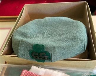 Vintage Girl Scout Hat in Box