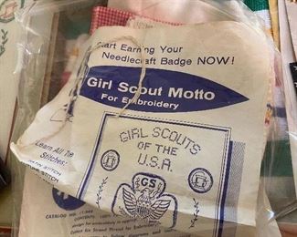 Girl Scout Embroidery Kit
