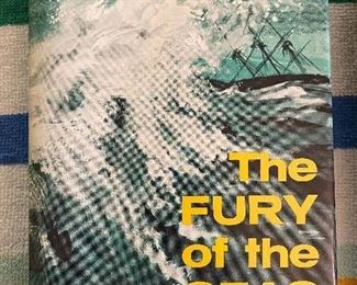 "The Fury of the Seas" by Edward Rowe Snow (Author Signature and Inscription)