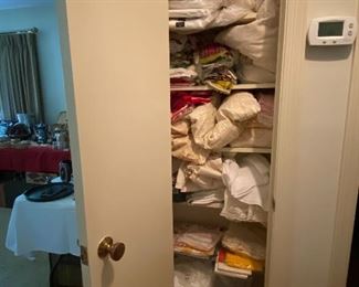 Assorted Linens and Bedding