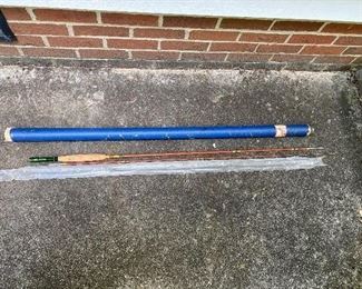 One Vintage Shakespeare Wonderods Fly Rod Unused in the Original Plastic and Tubes  (1250 7' 9")