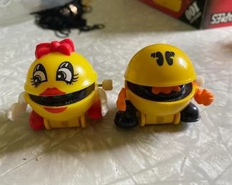 Mr. and Mrs. Pac Man White Knobs