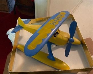 Nice Vintage Ideal Wind-up Seaplane