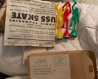 Kellogg's Frogmen in Original Box with Instructions and Soda 