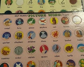 Whitman "Picture Word" Puzzles