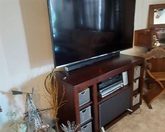 Tv sold...entertainment center still for sale