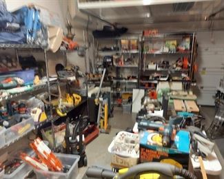 STUFFED FULL GARAGE!! TOOLS..CHRISTMAS & MORE!