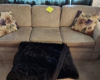 Couch and ottoman $250