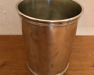 $95 Sterling silver mint julep cup.  3.75" H. 